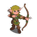 a ranger elf with long bow