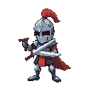 knight with sword
