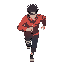 anime male body naruto running