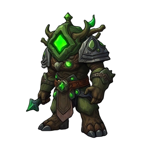 : "tree guardian carapace armor , petrified wood and living iron, tree bark texture, glowing green runes"
