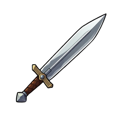 "a dagger lâmina curta e afiada, usada pelos caçadores da vila para esfolar presas. rápida e letal em mãos hábeis."