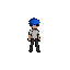 pixel art character design of a male protagonist named noah for a dark sci-fi horror experimental game. he is a normal human living inside a broken system of experiments, secrets, and hidden entities. the design must feel grounded, emotional, and slightly