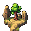 map 2d to stone and tree