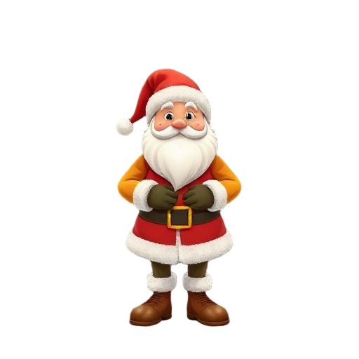 create a golden onto which sitting a santa flappy 