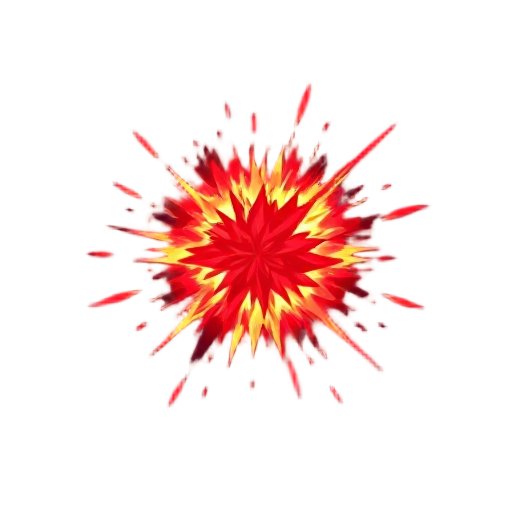 red aura, explode