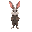humanoid rabbit wearing clothes