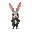 humanoid rabbit with clothes
