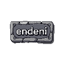 a rectangle stone pixel-art game button with the label "entendi" with all latters