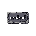 a rectangle stone pixel-art game button with the label "entendi"