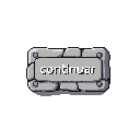 a rectangle stone pixel-art button with the label "continuar"