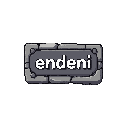 a rectangle stone pixel-art game button with the label "entendi"