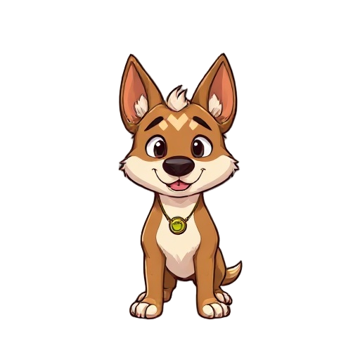 cute dog kingcharle oragne color