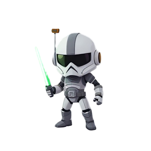 robo estilo amongus misturado com starwarls