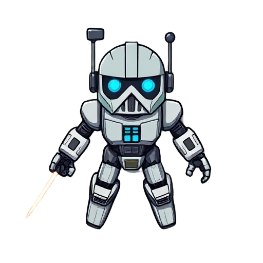 robo estilo amongus misturado com starwarls