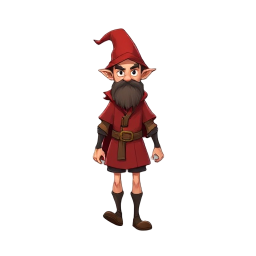 walking short red wizard