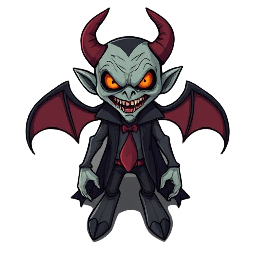 scary haunted vampire villain, monster