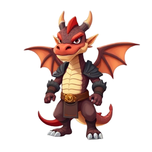 buat dragon warrior 2d pixel