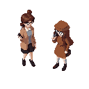 women detective pixel