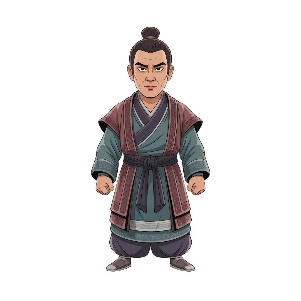 wu xia style male character
