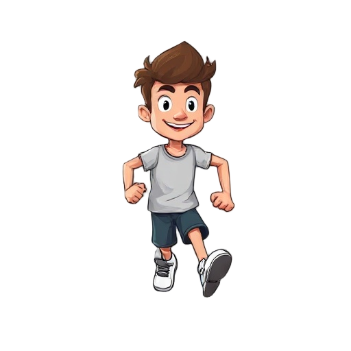 can create running sprites for you in that style. i’ll make them as a smooth 8-frame cycle at 64×64 pixels, keeping your character’s colors and proportions consistent.