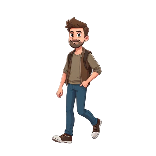 man walking