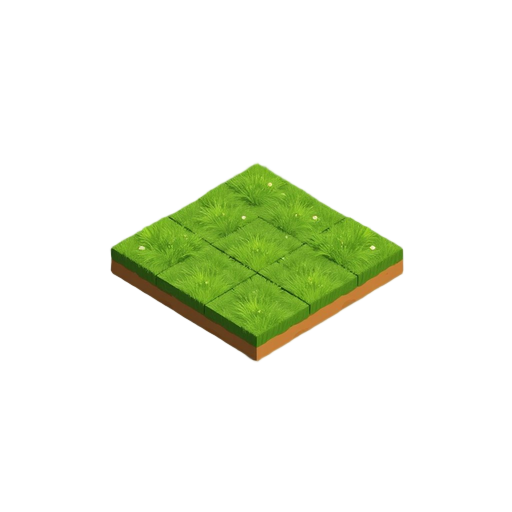 make a top-view tile green grass