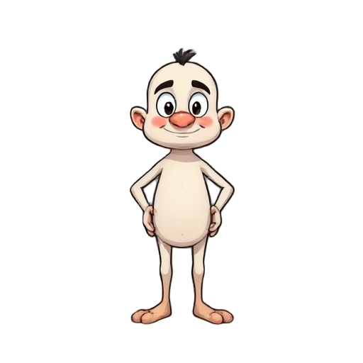 personagem careca branco de cueca