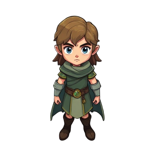 (herói estilo elden ring 2d) crie sprites 2d