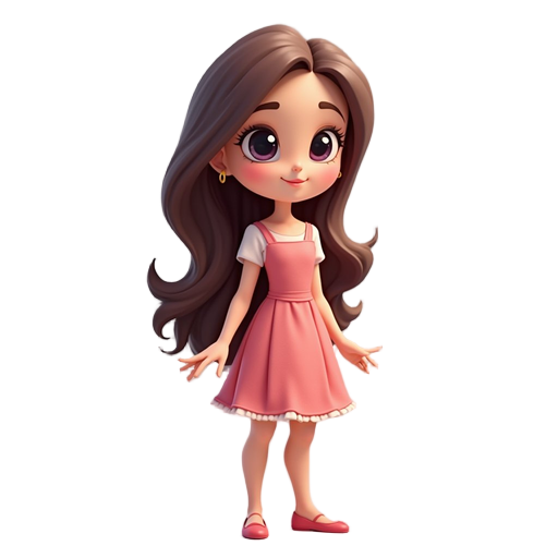 beautiful girl character for 2d game