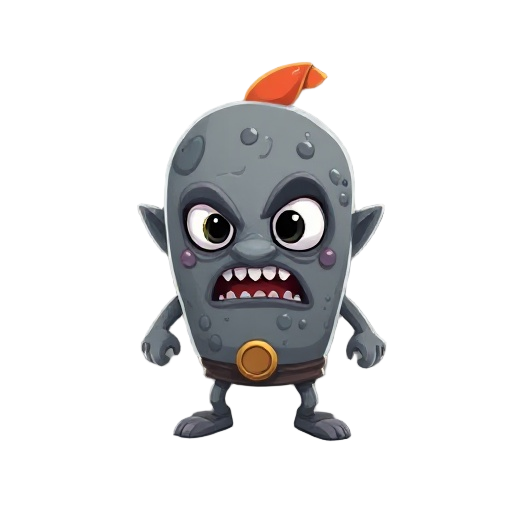um palhaço assustador do mal