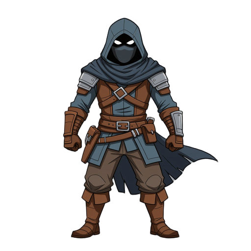 a faceless bandit