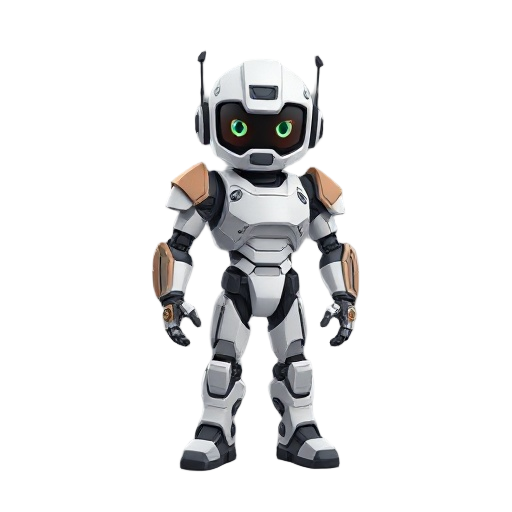 create a game character with one arm looks like robotic