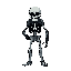 a skeleton wearing a rogue one arm is robotic another arm is like skeleton 