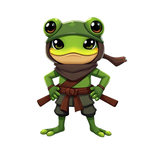 ninja frog 2d