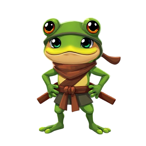 ninja frog 2d like in the game