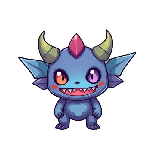 a chibi monster anomali