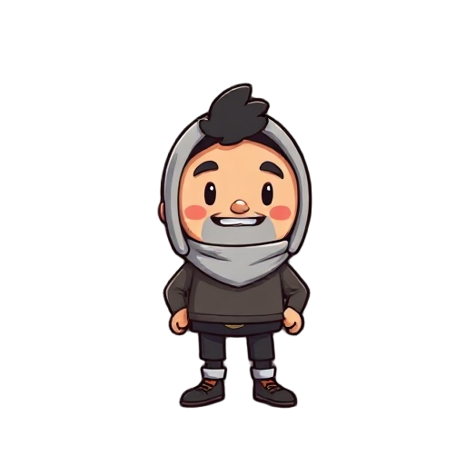 personagem sombrio com manto branco