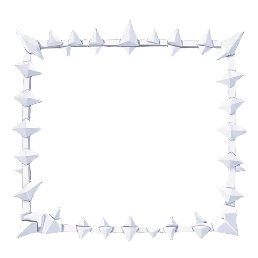 screen border white a lot of spikes