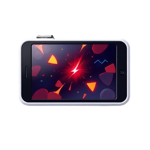the effect of adrenaline on the screen, white border