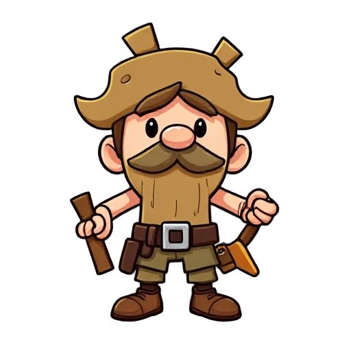2d character woodcutter