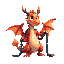 dragon with chain