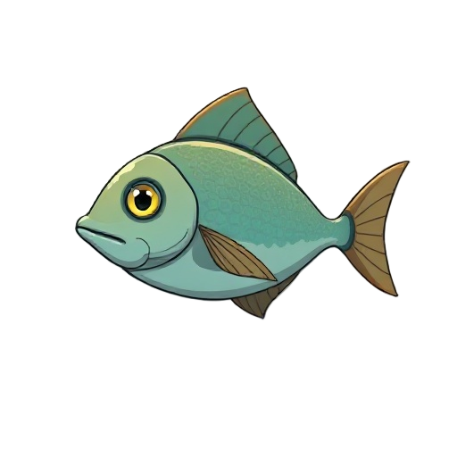 scfi 2d side view humanoid fish 