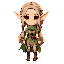 chibi wood elf girl