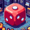 dice one dot white