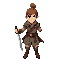 generate a warrior who handle two handed sword