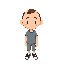 human sprite , big head , retro four directions