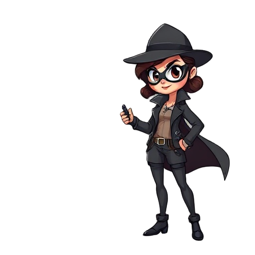 mujer detective