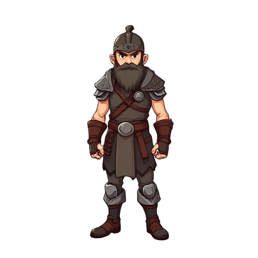 in the middle ages. in a universe where fists are active. a warrior