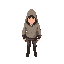 man with a hood