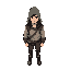 man with a hood from the wasteland